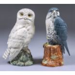 Seven Beswick Pottery Whisky Decanters, modelled in the form of birds, including - golden eagle,