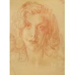 ***After Augustus Edwin John (1878-1961) - Lithograph - Portrait of "Dorelia", 15.5ins x 11.5ins, in