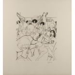 ***Edward Burra (1905-1976) - Limited edition etching - "Wednesday Night", signed and numbered in