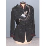 A King's Royal Rifle Corps Full Dress Tunic issued to a Major of the Reserve during the Boer War,