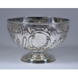 An Edward VII Silver Circular Bowl, by William Hutton & Sons Ltd, London 1904, with reeded rim, part