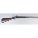 An Early 19th Century Flintlock Fowling Piece by Dupe & Co, London, the 32.5ins steel barrel with