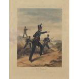 Henry Martens (? -1860), engraved by J. Harris - Coloured lithograph - "The Rifle Brigade,