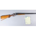 A Deactivated 12 Bore Hammer Action Double Barrelled Shotgun, by Ancion & Cie of Liege, Serial No.
