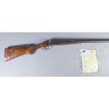 A Deactivated 12 Bore Side by Side Shotgun, by Baikal, Serial No. K14910, 28.5ins blued steel