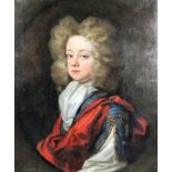 Early 18th Century English School - Oil painting - Shoulder length portrait of the young Duke of