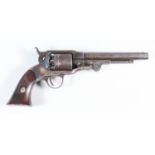 A Good 19th Century .44 Calibre 6 Shot Percussion Revolver by Rogers & Spencer of New York, Serial