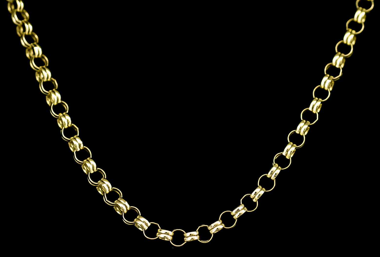 A 9ct Gold Belcher Chain, Modern, 508mm overall, gross weight 12.8g