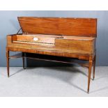 A George III Mahogany Cased Square Piano, Circa 1795, by Longman & Broderip Musical Instrument