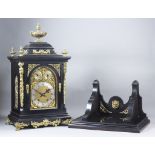 A Late 19th Century German Ebonised and Gilt Brass Mounted Bracket Clock, by Winterhalder &