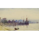 G. H. (Late 19th/Early 20th Century) - Pair of watercolours - View of Greenwich and Greenwich