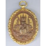 A Gilt Bronze Presentation Medal to the Honourable Sir James Bell, Baronet, Lord Provost of the City