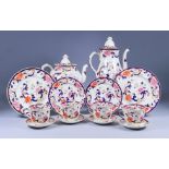 A Mason's Ironstone "Mandalay" Pattern Tea and Coffee Service, comprising - seventeen tea cups,