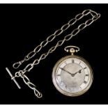 An Early 19th Century French Silver Cased Pocket Watch, No.738, by Comminges, Palais Royal No. 62,