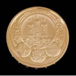 An Elizabeth II 2011 Edinburgh Gold Proof One Pound Coin, No. 403 of edition of 2500, weight 19.61g,