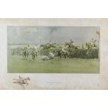 ***Charles Johnson Payne (aka Snaffles - 1884-1967) - Two coloured lithographs - "The Grand National