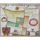 Francis Hill (Late 17th/Early 18th Century English School) - Estate plan - "A Map of the Mannor of