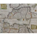 Emanuel Bowen (1693-1767) - Coloured engraving - "A New and Accurate Map of the Weftern Parts of
