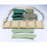 A Large Quantity of Post-World War II Webbing and Related Material, including - belts, webbing,