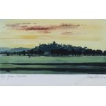 ***John Doyle (born 1928) - Aquatint - "Rye from Camber", signed, 5ins x 9.75ins, John Doyle -