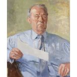 ARR John Stanton Ward (1917-2007) - Oil painting - Half length portrait of Sir Ronald McIntosh