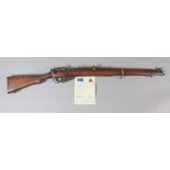 A Good Deactivated .303 Calibre SMLE by Lithgow (1942 Mk III) Serial No. C81437, with current