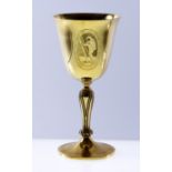 An Elizabeth II 18ct Gold Goblet made to Commemorate "The Landing of the First Man on the Moon -