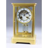 A Late 19th Century French "Four Glass" Mantel Clock, by S. Marti of Paris, No. 18 44, the 3.5ins
