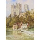 ***Albert H. Findley (1880-1975) - Two watercolours - "Durham" - View of Durham Cathedral, and "York
