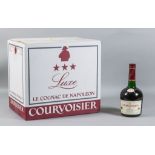 Twelve bottles of Courvoisier "3 Star" Cognac