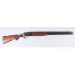 A 12 Bore Over and Under Shotgun, by Baikal, Serial No. 07909, the 29ins blackened barrels with