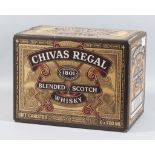 Six bottles of Chivas "Regal" 12 year old Scotch Whisky, in presentation cartons