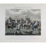 John Harris III (1811-1865) after Henry Alken - Set of four coloured aquatints - Horse racing scenes