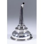 A George III Silver Wine Funnel, by William Plummer, London 1786, with bead mounts, the removable