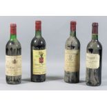 A Bottle of 1975 Chateau Laborde (Haut-Medoc), a bottle of 1988 Chateau Richotey (Fronsac), a bottle