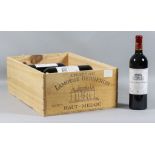 Nine Bottles of 2000 Chateau Lamothe Bergeron, Haut-Medoc, in wooden case