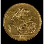 A Victoria 1881 Sovereign (Young Head - Melbourne Mint), fair/fine