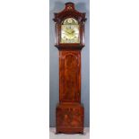 An 18th Century Mahogany Longcase Clock, by Jeo. Jarves of Dalton (Lancashire) the 12ins arched