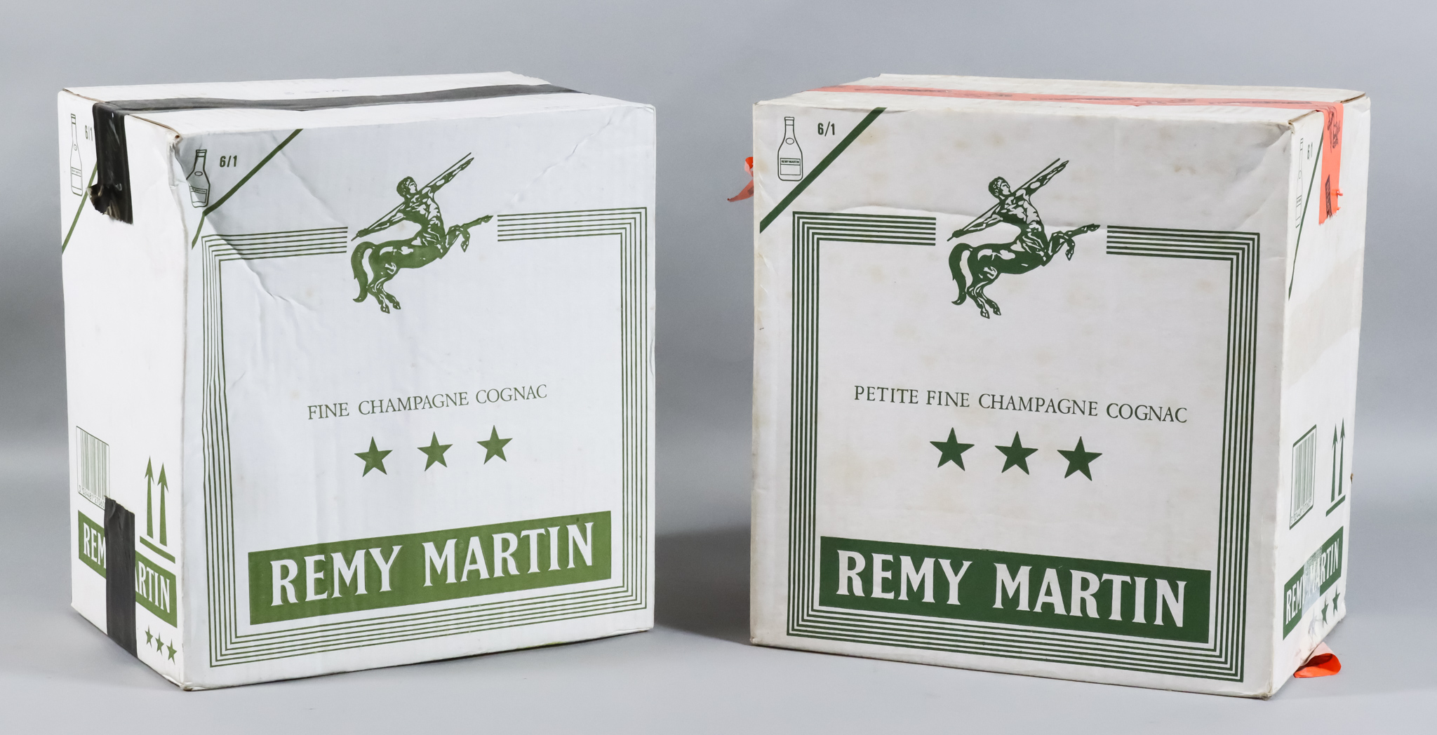 Twelve bottles of Remy Martin "3 Star" Petite Fine Champagne Cognac