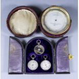 A Pocket Barometer, Circa 1870, by Troughton & Simms, London, No.1620, with 2.75ins diameter