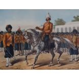 After Richard Simkin (1840-1926) - Five coloured lithographs - Indian Army subjects, including -