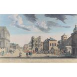 John Boydell (1719-1804) - Pair of coloured engravings - "A View of the Royal Buildings, For His