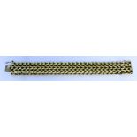 An 18ct Gold Chain Link Bracelet by Cartier, 180mm x 20mm, gross weight 52g
