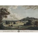 William Watts (1752-1851) - Coloured engraving - "Godmersham Park, in the County of Kent", 7.25ins x