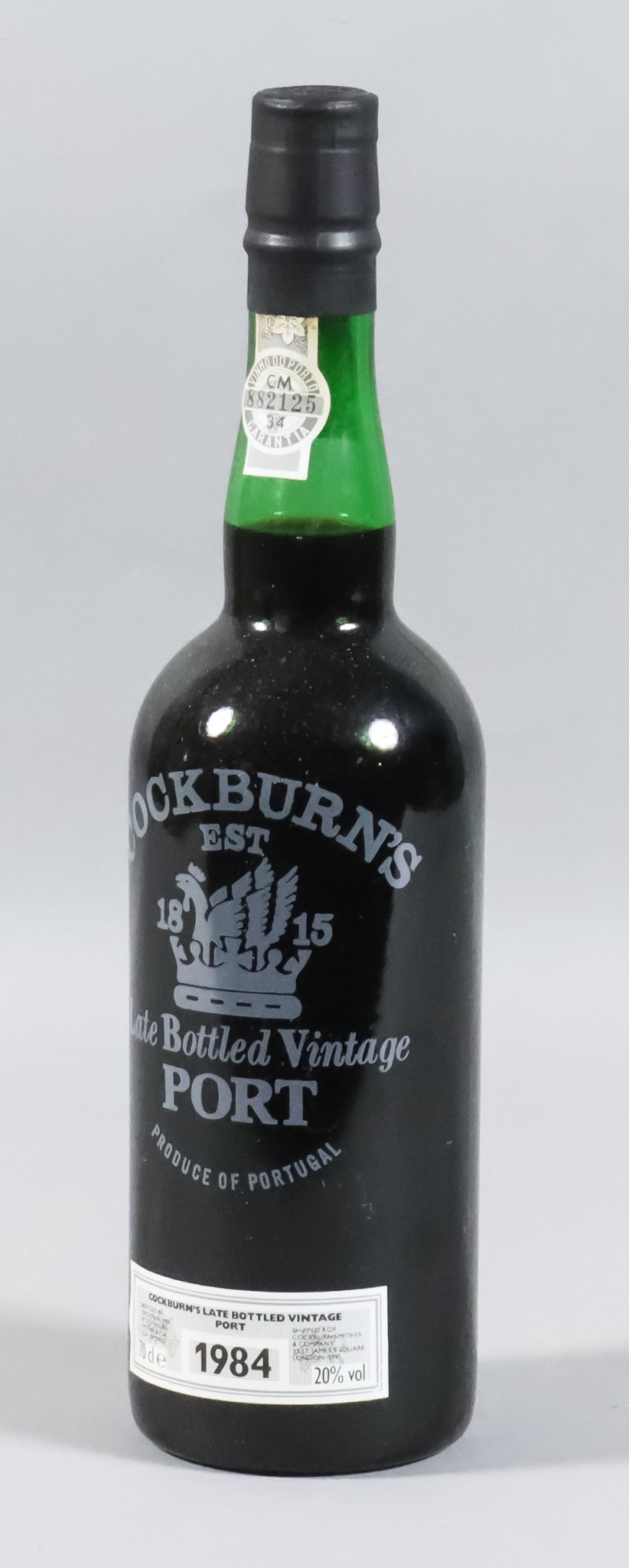 Twelve bottles of 1984 Cockburn's Late Bottled Vintage Port