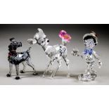 Three Swarovski Crystal Walt Disney Models - "Pinocchio", 3.5ins high, 2010, with certificate, "