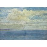 Derwent Lees (1885-1931 - Australian) - Oil painting - "The Blue Mediterranean" - Extensive view