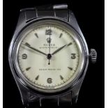 A Rolex "Oyster Royal" Manual Wind Wristwatch, Stainless Steel Cased, 1960's Serial No. 6044 the off