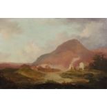 Manner of J. M. W. Turner (1775-1851) - Oil painting - "Ben Nevis", relined canvas 26ins x 38.