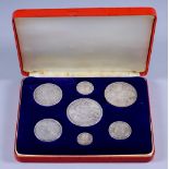 The George Chisman (1929-2020) Collection of Coins A Set of Seven Victoria 1887 (Jubilee Head) Coins